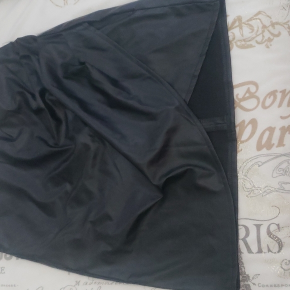 PU Wrap Hem Bodycon Skirt - Picture 4 of 8